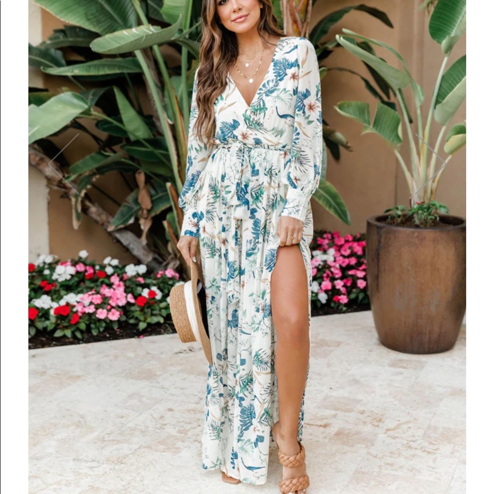 Brand New Pink Lily maxi dress